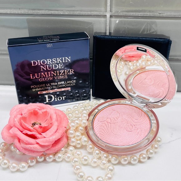 Dior Diorskin Nude Luminizer Glow Vibes - 001 Rosy Vibes - 0.21 oz. - Picture 1 of 9